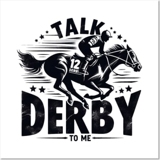 Talk derby to me Horse racing lover Posters and Art